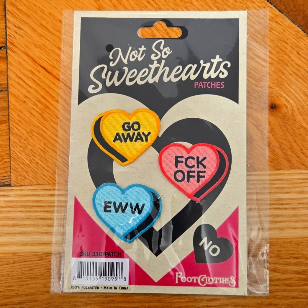 Not So Sweethearts patches